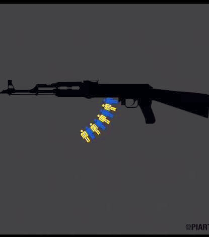 Skutečná podoba války na Ukrajině podle aktivistické skupiny Piarte.